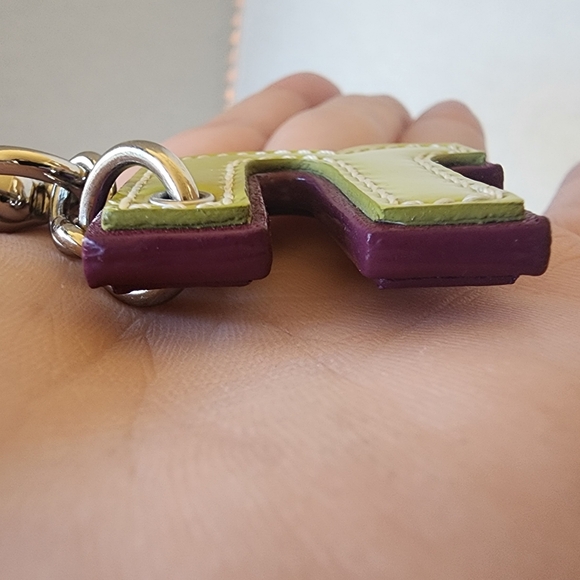 Coach Vintage Letter U Bag Charm Keychain, EUC - Picture 3 of 5